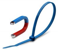 Стяжки кабельные КСС "Magnetic" 3.6х200 (син) (100 шт.) Fortisflex 87103